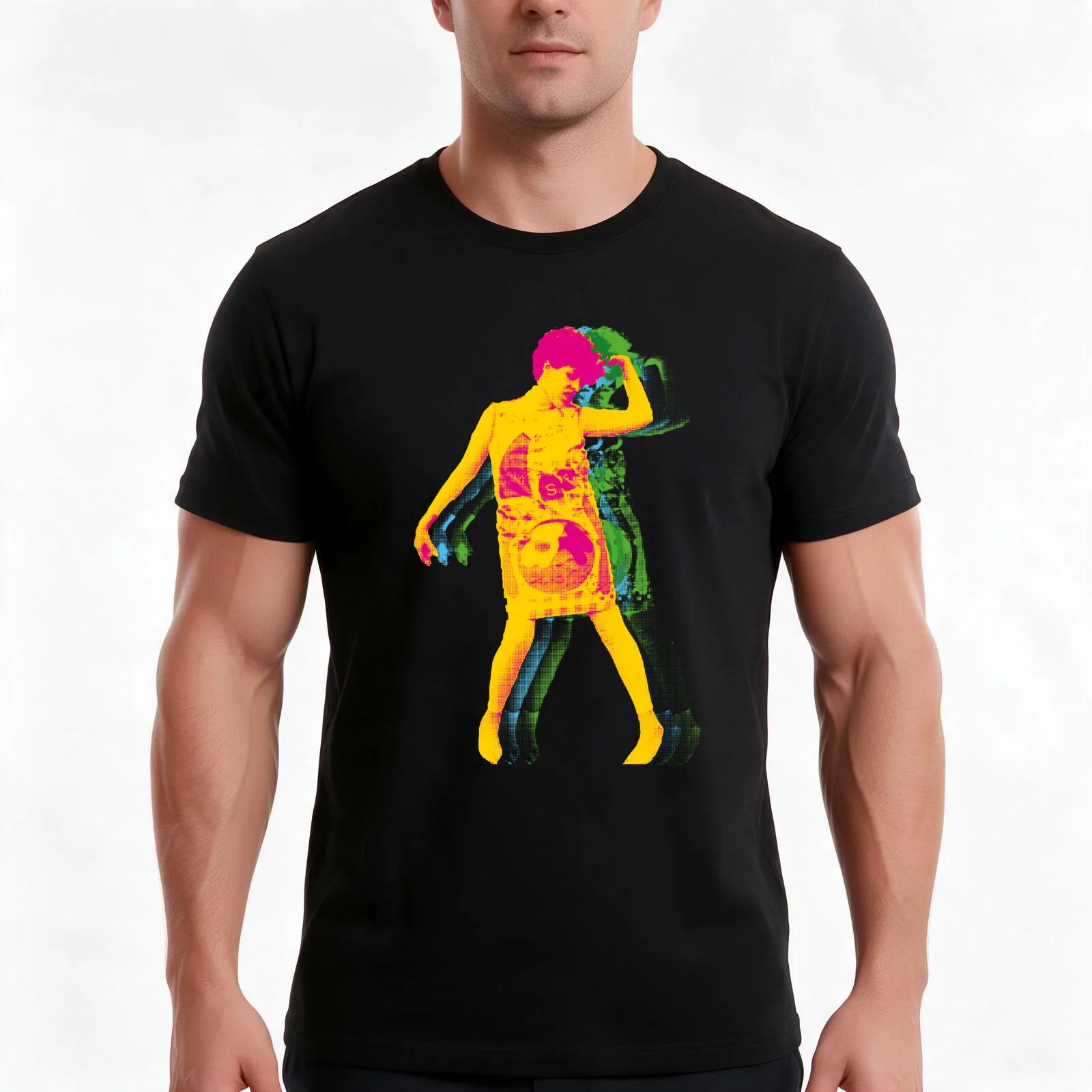 Poly Styrene T-Shirt, Summer Casual Cotton Tee, Oversized Streetwear Tops, Vintage Graphic Print, Loose Fit Short Sleeve