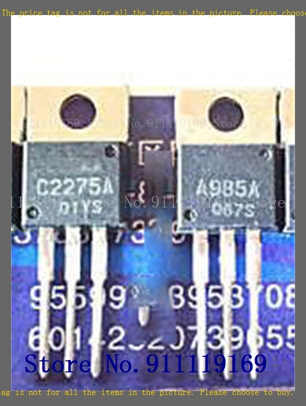 2pcs/lot=a pair 2SA985A 2SC2275A TO-220