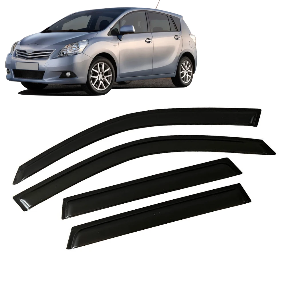 Window Visor for TOYOTA COROLLA VERSO E121 2001 2002 2003 2004 2005 2006 2007 2008 Weathershied Door Visor Wind Sun Rain Guards