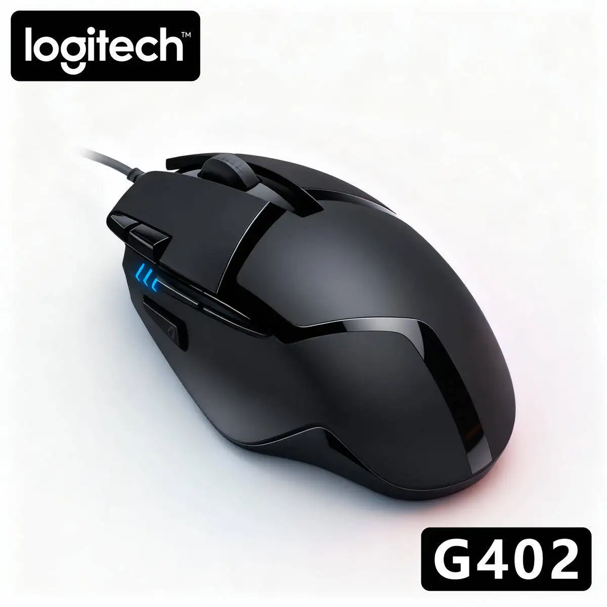 

Проводная мышь Logitech G402, киберспортивная игра, посвященная редактируемым макрокомпьютером, настольным ноутбуком, ест курицы CSGO