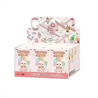

POPMART CRYBABY CRYING AGAIN Series Blind Box Surprise Mystery Box Mistery Action Figure Home Desktop Decoration Cute Model Gift