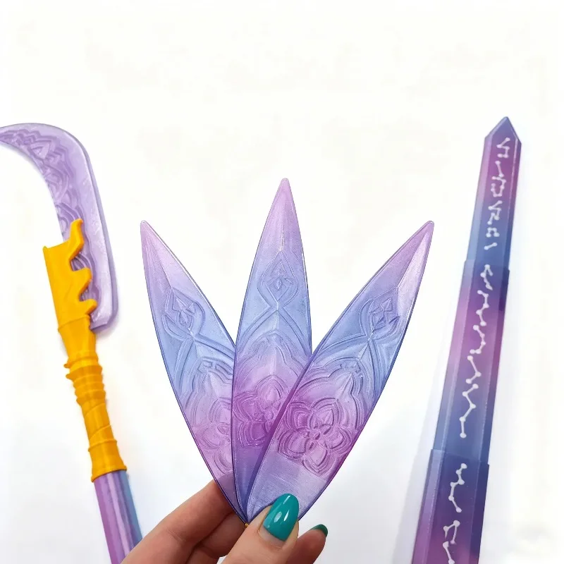 3PCS Hunters Knife For Mira Cartoon Roleplay, Cosplay Sword Props For Rumi Enhanced Version Carnival Cosplay Costume Accessories