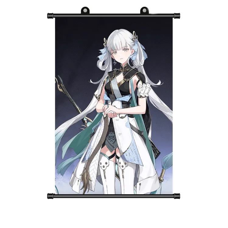 Game Wuthering Waves YUANWU Jiyan Yangyang Stof Wandrol poster Woondecoratie Wanddecoratie Geschenken Cosplay