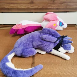90cm Large Monster Hunter Plush Toy Cartoon Figure Mizutsune Fox Dragon Plushies Soft Doll Girl Boy Birthday Gift