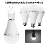 1-10PCS A80 12W LED Rechargeable Bulb White Light 100V 1500mAh Emergency Bulb for Home Outdoor Camping Failure Porch Garden Lamp