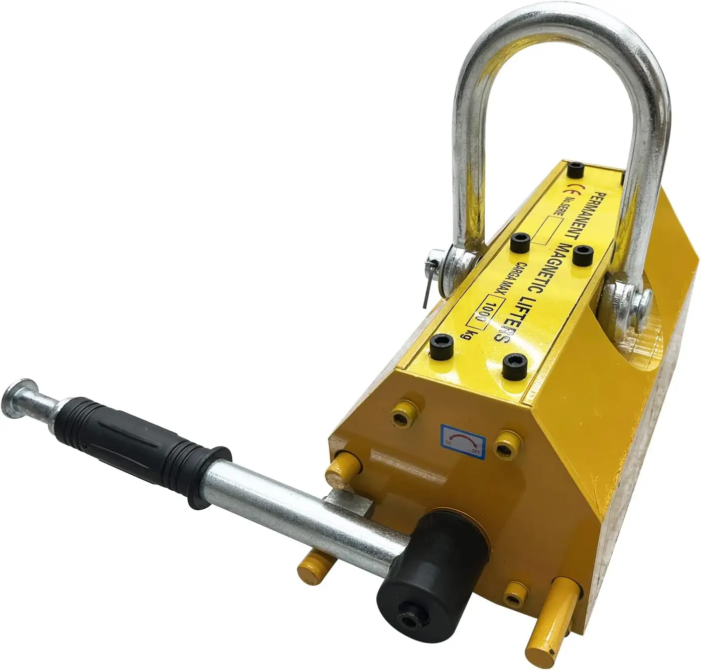 1000 Kg Steel Magnetic Heavy Duty Crane Hoist Lifting Magnet 2200Lb