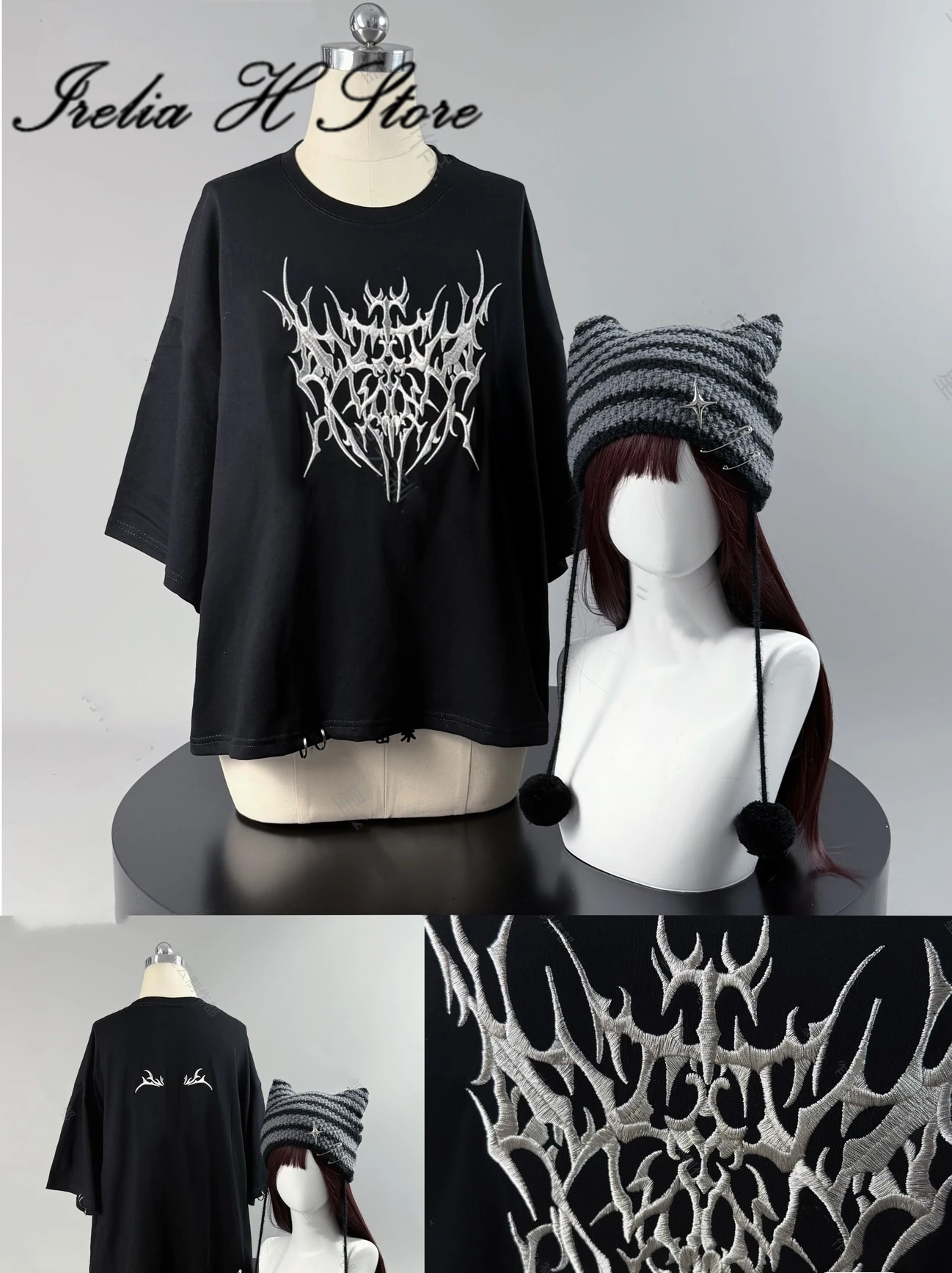 

in stock Irelia H Store FF14 tshirt Final Fantasy XIV Tshirt Cosplay Costume hat
