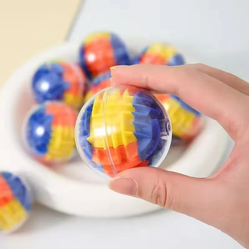 

3D Maze Ball Transparent Magic Ball Puzzle Speed Matching Rolling Ball Game Relieve Stress Toy Children's Educational Gift