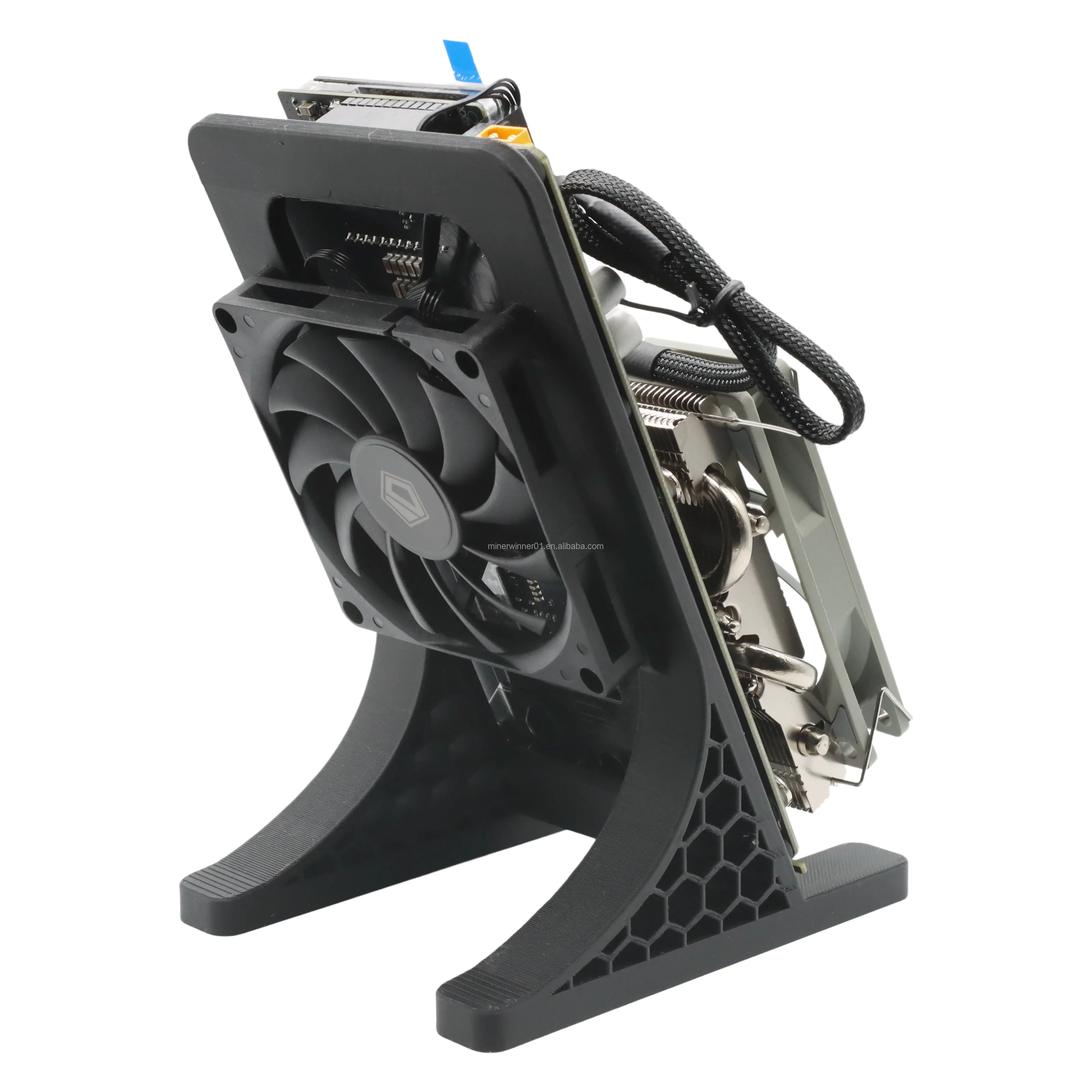 Bitaxe NerdQaxe++ Rev6.1 6Th 100W Quiet Hydro ASIC Miner Home Use Bitcoin Solo Mining Rig