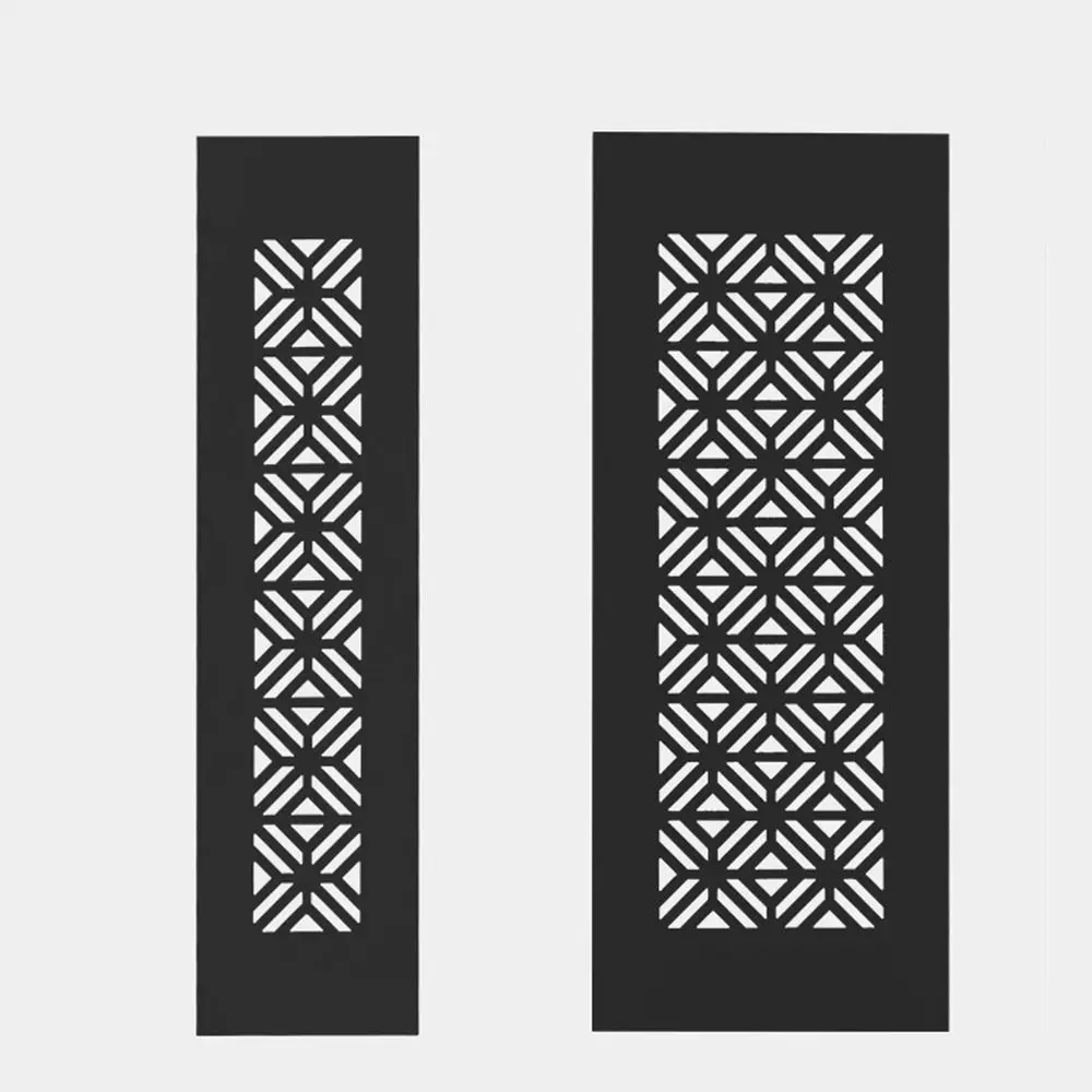 

Aluminum Alloy Vents Cover Louver 50/80mm Wide Air Vent Decor Rectangle Breathable Mesh Ventilator Grille Cover