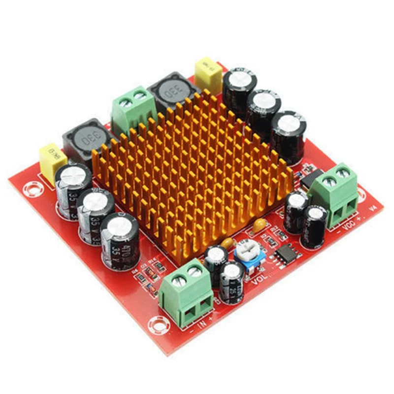 DIGIT-4Pcs XH-M544 Mono 150W Digital Amplifier Board For TPA3116DA Audio Amplification Module Power Supply Voltage 12-26V