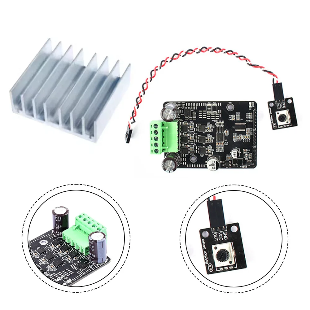 1600W Three-Phase Brushless Motor Controller SNR8503M Motor Driver Board Motor ESC FOC Development Board