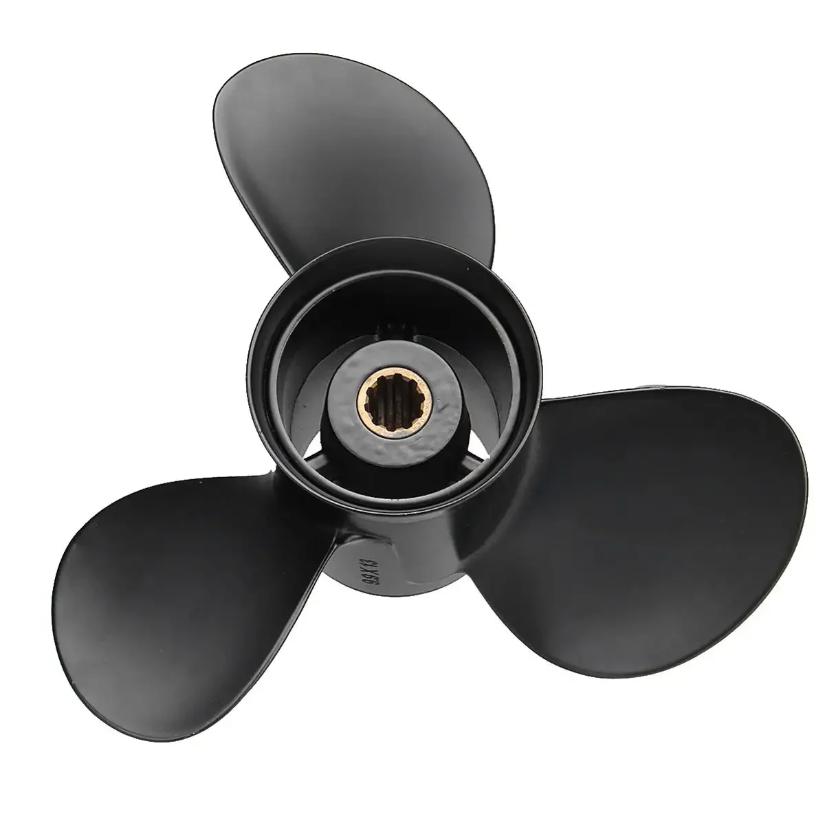 

Boat Outboard Propeller 48-19640A40 Aluminium Alloy Marine Propeller 10 Spline Tooth 3 Blade For Mercury Engine 25-30HP 9.9 x 13