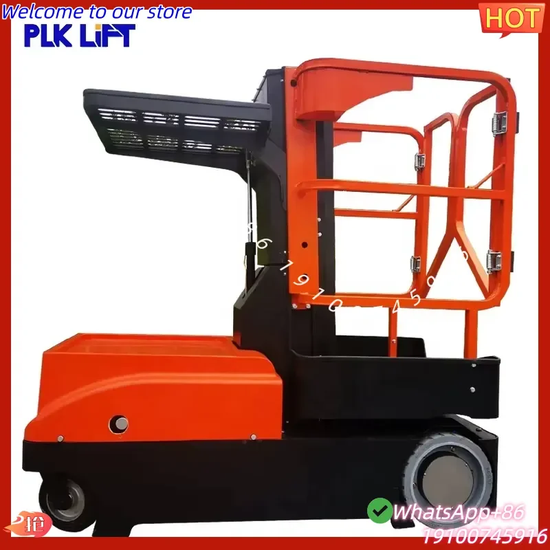 2026Hot Self-Propelled Electric Shelf Lift Cargo Tray Automated Order Picker Telescoping Lift Mechanism Hydraulic New