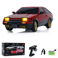 LDRC LD1801 Plastic 1/18 RC Drift Racing Car RWD AE86 Wireless Control Vehicle Gyroscope Assembled Ready to go Toy Gifts Model