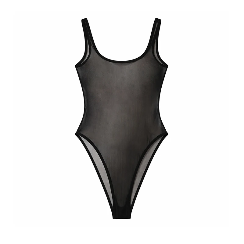 

Sexy Lingerie Mesh See Through Bodysuit Jumpsuit Female Exotic Suit Night Sleepwear Passion Bed Wear