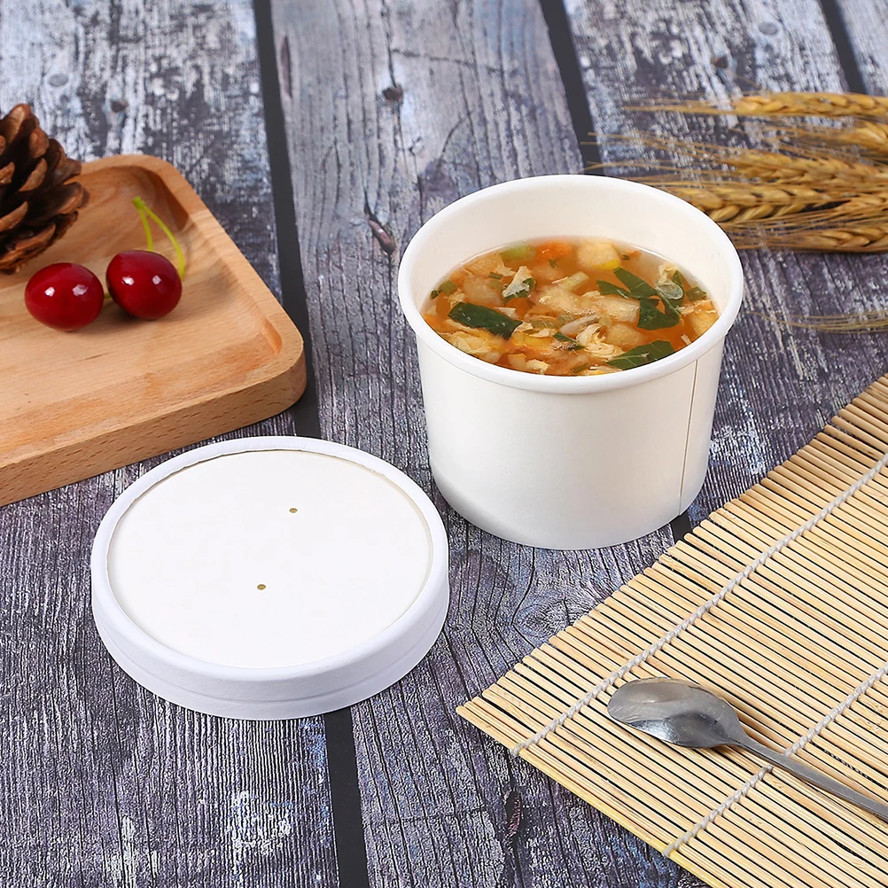 

20 pcs Ice Cream Boxes Containers Round Jars Dessert Color Freezable Food Storage Home Outdoor Portable Everyday Travel