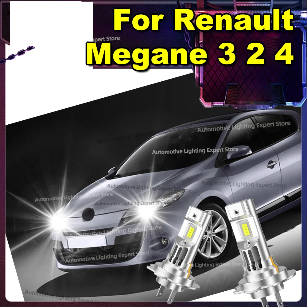 

Светодиодные фары Canbus 30000LM Turbo Lights 6000K для Renault Megane 3 2 4