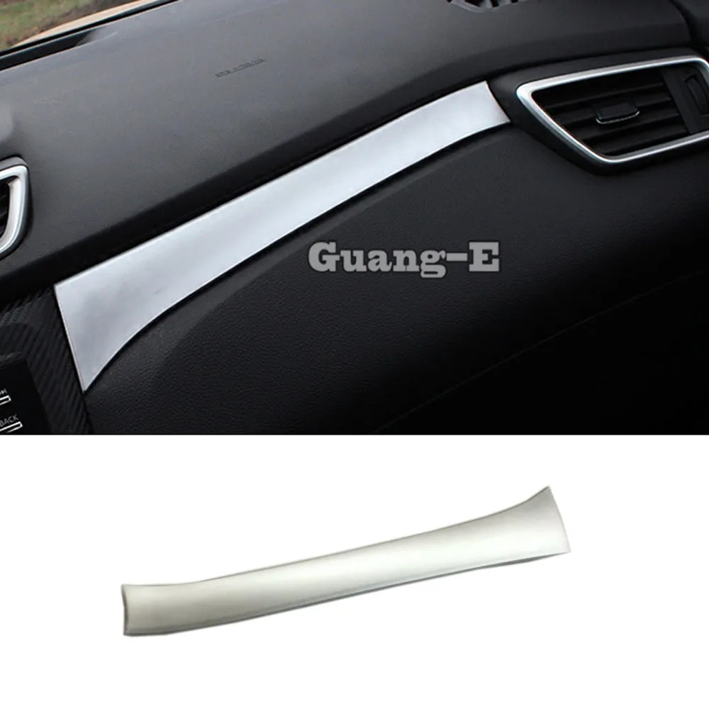 Car Garnish Cover Trim ABS Matte Middle Up Air Conditioning Switch Outlet Vent 1pcs/Set For Nissan Qashqai 2016 2017 2018 2019