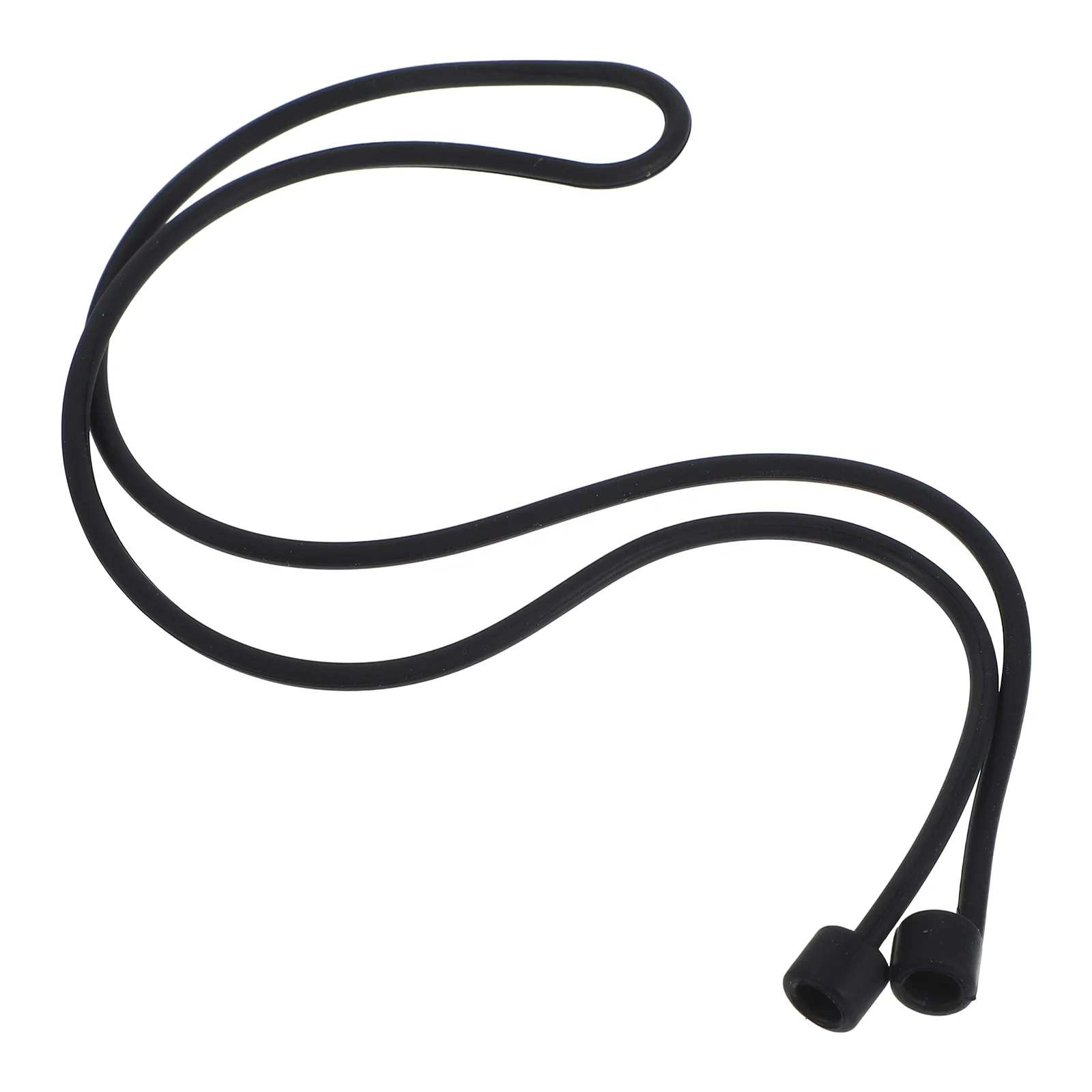 Headphone Lanyard sumbat telinga Loop, di bawah meja pemegang gantungan untuk ujung telinga mengganti perjalanan