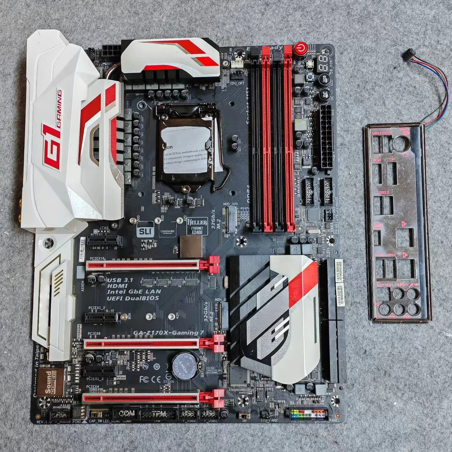 Tarjeta Madre Gigabyte GA-Z170X-Gaming 7 para PC de Escritorio, Z170X Gaming 7 LGA 1151 DDR4, 100% Probada, Funciona Perfectamente