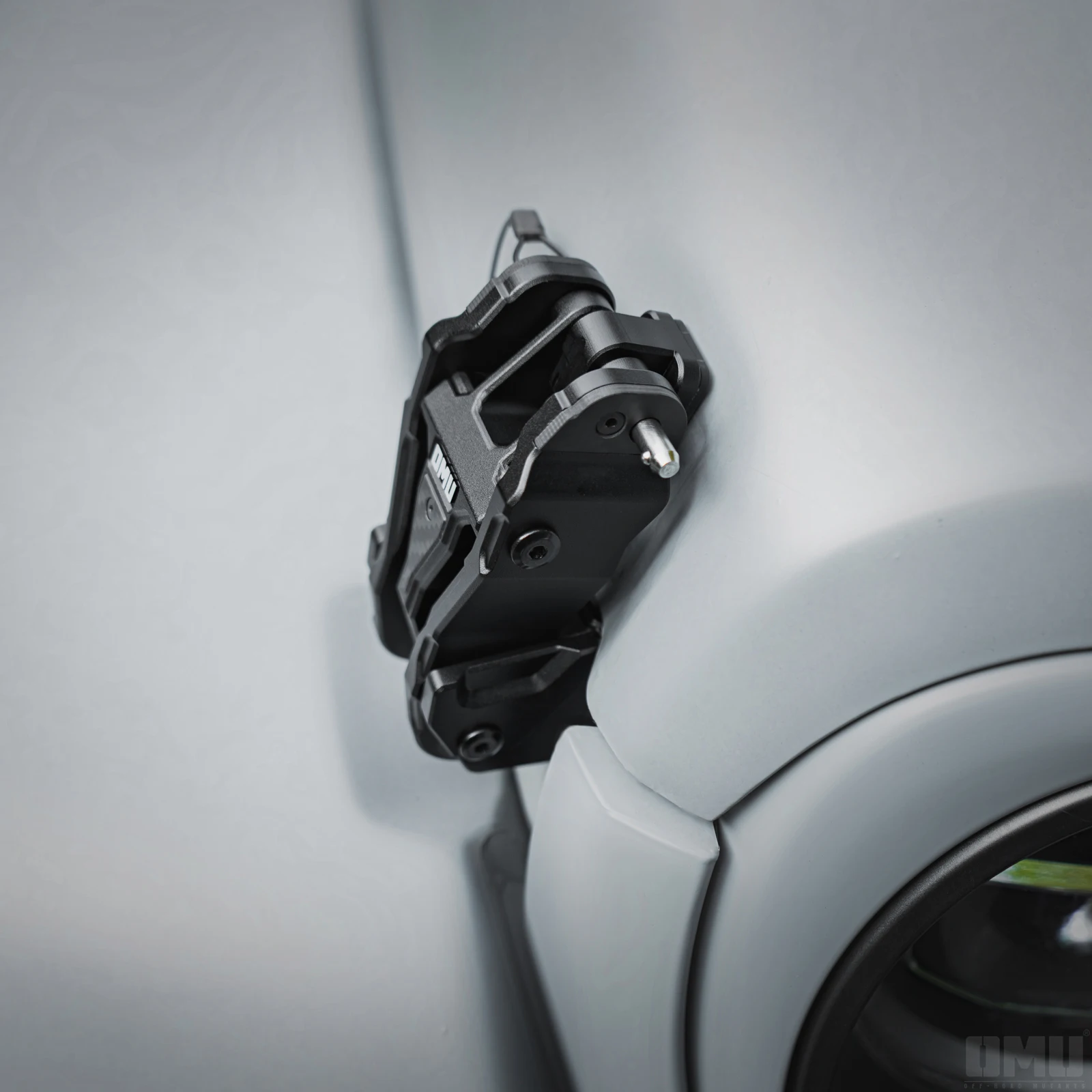 2 قطعة هود الصيد بونيه قفل CNC سبائك الألومنيوم والمغنيسيوم وألياف الكربون الجافة ل جيب رانجلر JL JT 2018 ++ O106 NTRIX #4