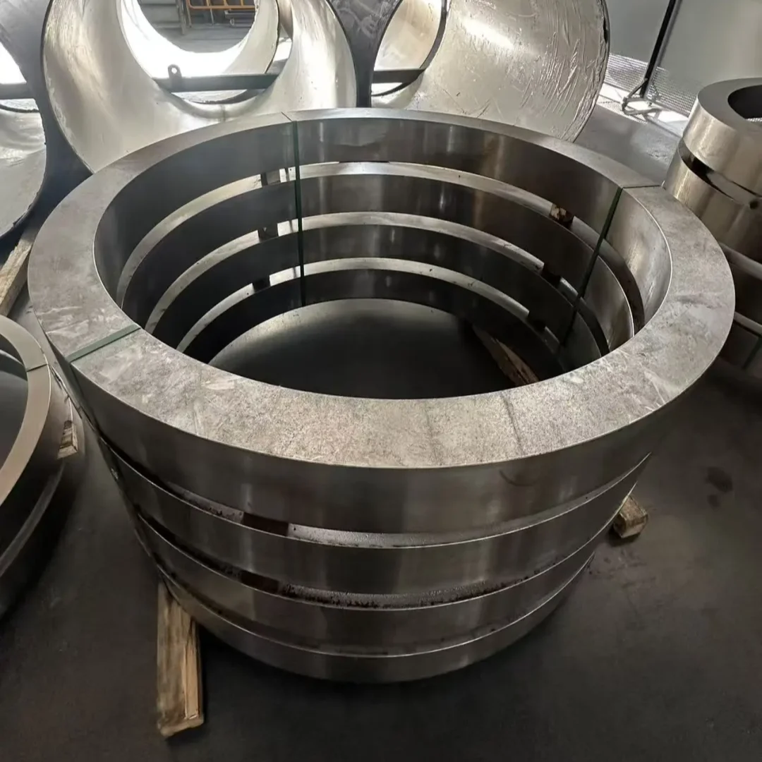 Professional Custom-Made Forged Extended Integral Drive Spur Gear Large-Diameter Stainless Steel Forged Flange