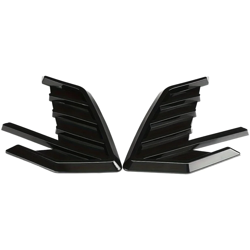 Glossy Black Exterior Air Vent Cover ABS Plastic Construction Weather Resistant Material For Exterior Air Vent