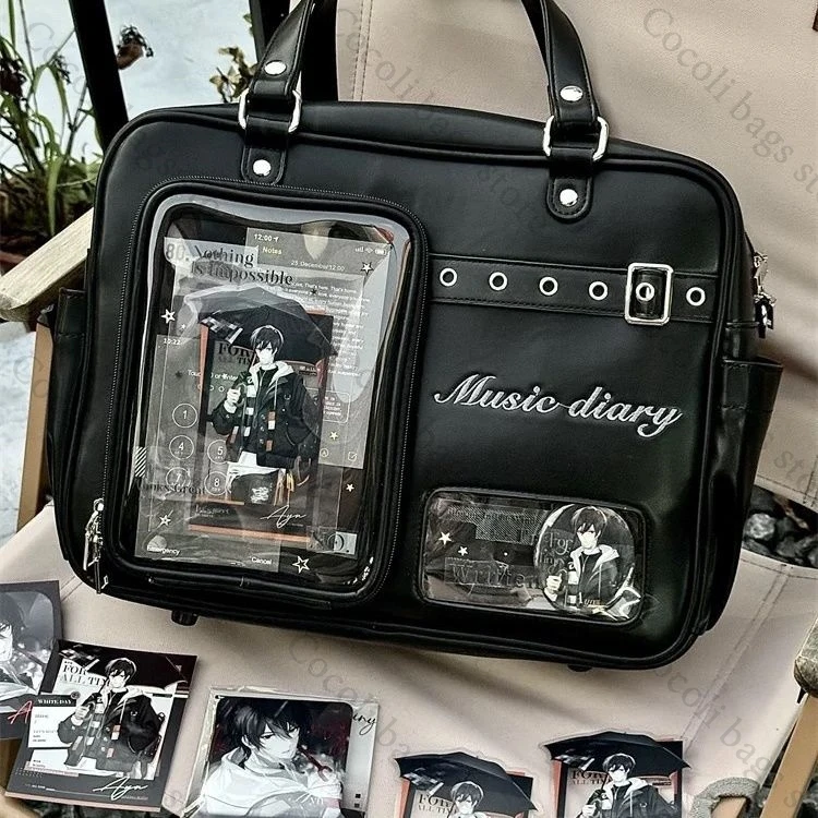 

Сумка-рюкзак из искусственной кожи Ita Bag, большая вместительная сумка для кукол 20 см, женская сумка