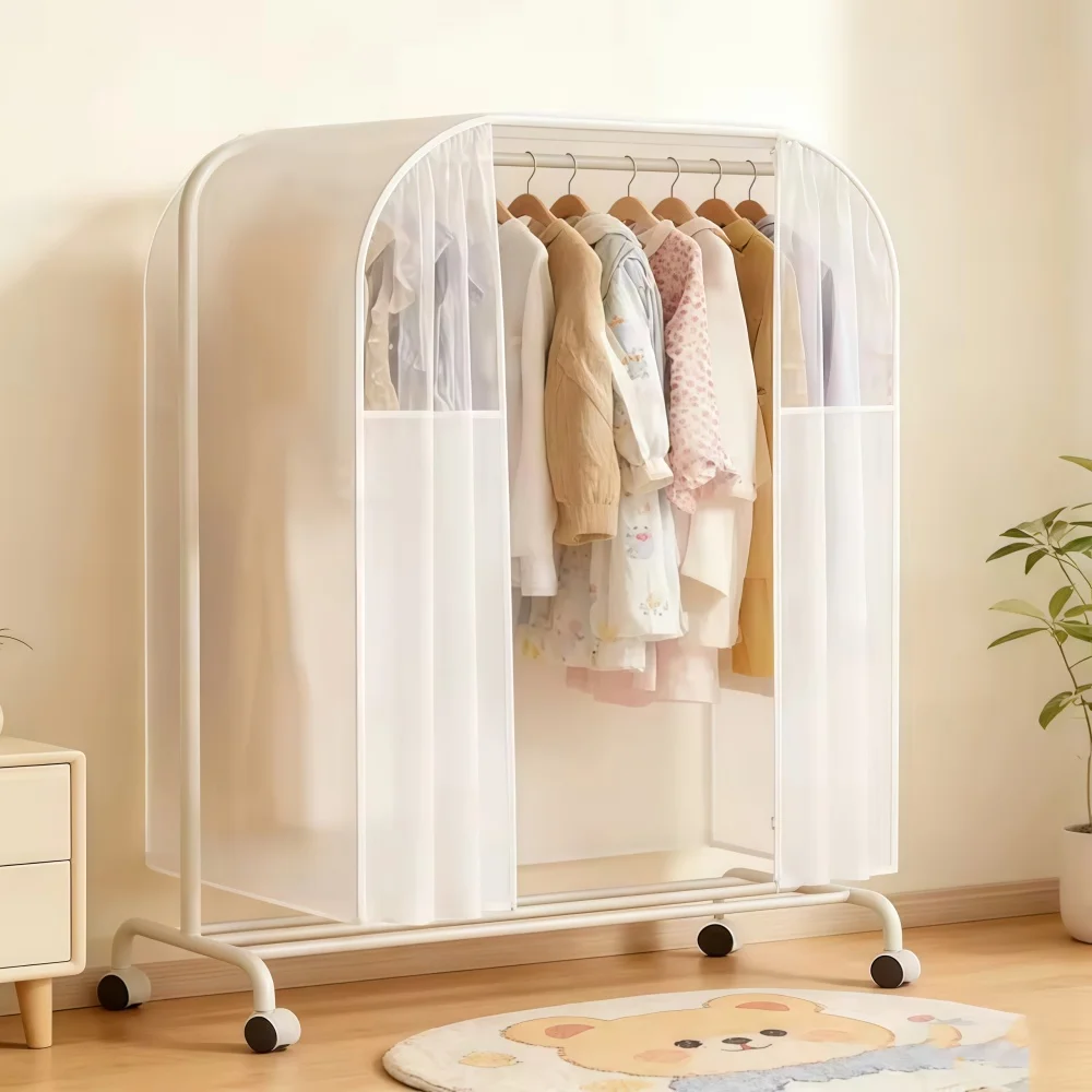 Clothing Dust Cover Wardrobe Storage Transparent Dress Clothes Garment Dust Cover Waterproof Dustproof Clothes Wardrobe Storage - view 5