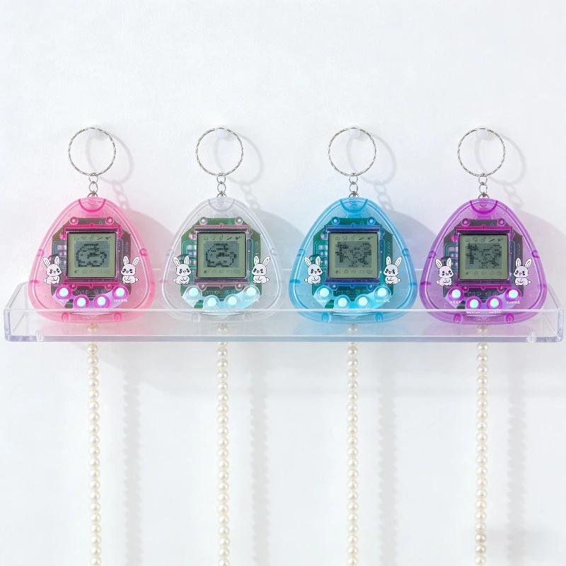 ของเล่นสัตว์เลี้ยงเสมือนจริง 3 มิติแบบอินเทอร์แอคทีฟสุดฮิต - รุ่นนักสะสม - สีฟ้าอควา |   ของขวัญที่สมบูรณ์แบบสำหรับวันหยุดและเกมเมอร์ ของเล่นทามาก็อตจิ