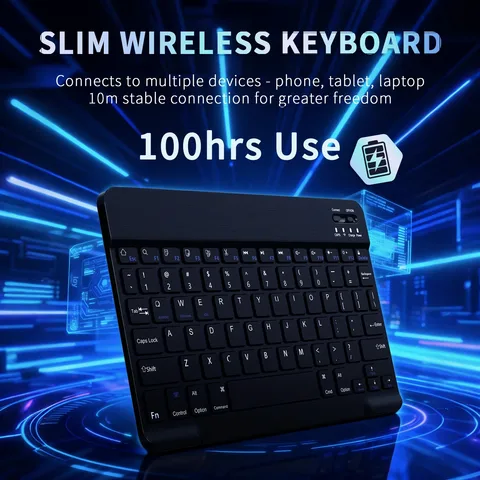 Bluetooth Wireless Keyboard For IOS Android Windows Tablet For iPad Air Mini Pro For Samsung Xiaomi Android 10 INCH