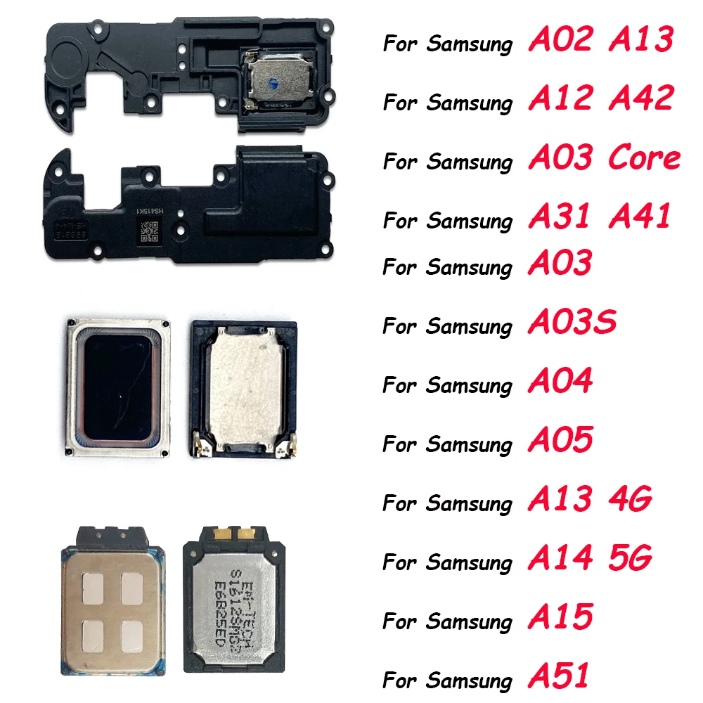 

10Pcs，Loudspeaker bottom Loud Speaker For Samsung A02 A13 A03 Core A04 A05 A12 A13 A14 5G A15 A31 Buzzer Ringer Loud Speaker