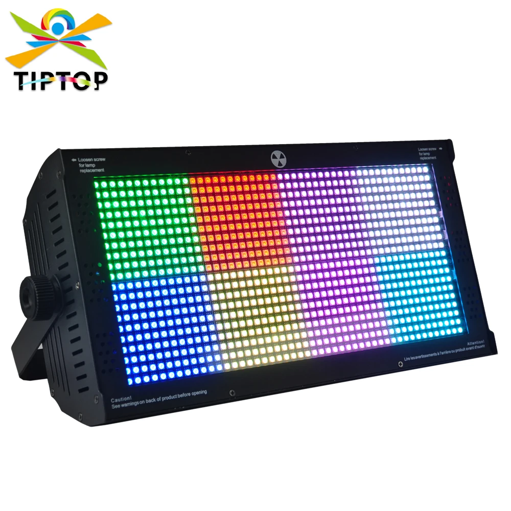 

Gigertop 240W RGB Led Strobe Light 960PCS 5050 SMD RGB 3IN1 Led Lamps 3/9/24 Channels Flash Blinder Chase Indoor Flat Light