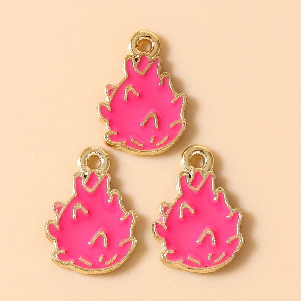 Leslie 20 Stück Niedliche Pitaya-Drachenfrucht-Anhänger für Niedliche Ohrringe, Armbänder, Halsketten, Anhänger, DIY-Schmuckherstellungszubehör – Detail 14