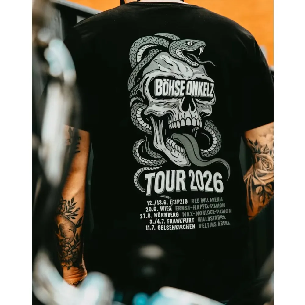 Böhse Onkelz Gehasst Verdammt Vergöttert T-shirt Vintage Washed German Heavy Metal Band Merch Unisex Oversized Cotton Short Tee