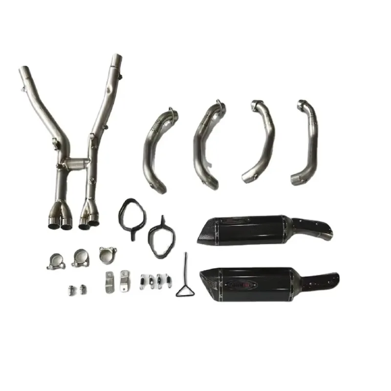 

FBVV High Performance After Market Titanium Steel Motorcycle Exhaust System Muffler Pipe for hayabusa GSXR1300 2021~2024