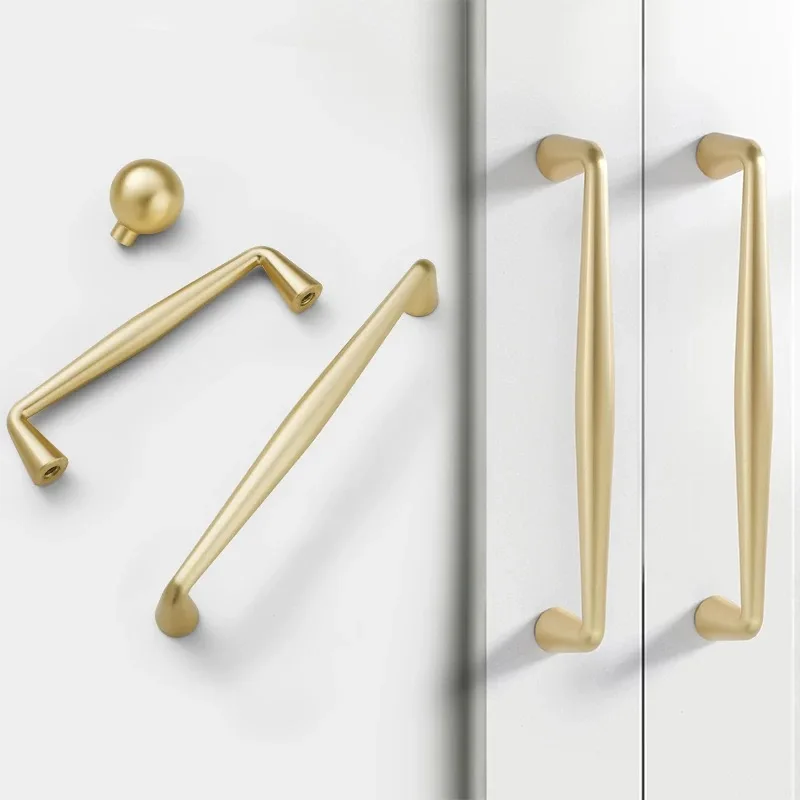 Nordic Kitchen Cabinet Storage Handles Wardrobe Door Pulls Drawer Knobs Cupboard Cabinet Knobs And Handles Furniture Handles