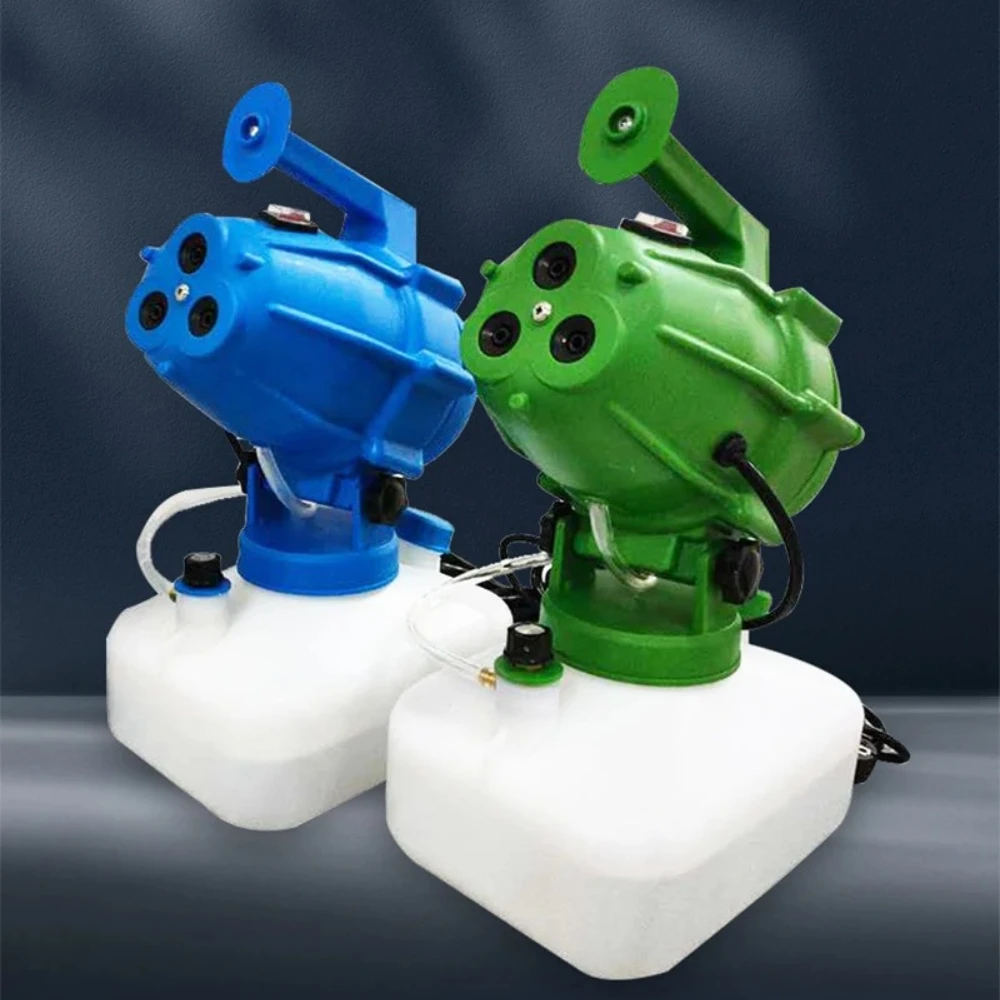 3 Nozzle Fogger Portable Ultra-Low Volume Atomizer Sprayer Fine Mist Blower Nebulizer 5L Cold Fogging Machine
