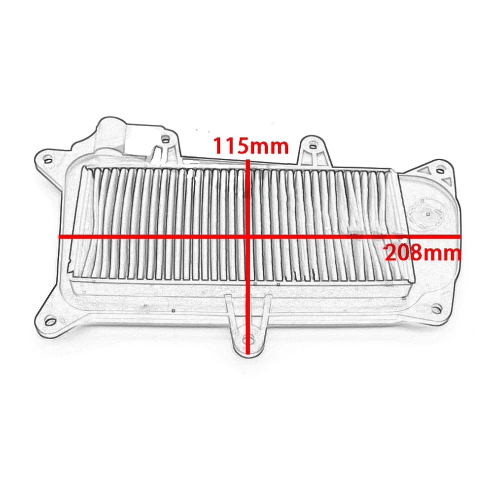 Motorcycle Engine Air Filter Cleaner Air Intake Filter Element For KYMCO Like125 LX125 Like200i LX200 Agility125 4T Carry