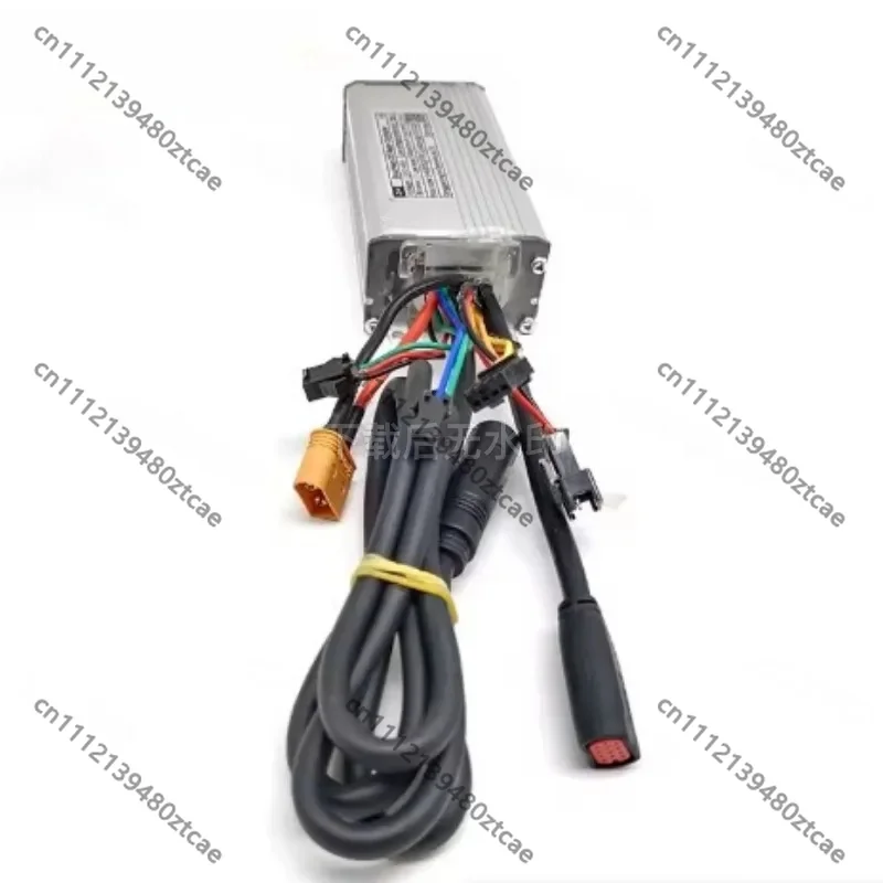 Brushless Motor Controller, 12Mosfet Max 25A Rated 12A 500W, Electric Bike Controller with Torque Sensor T9 T13 T15 T17