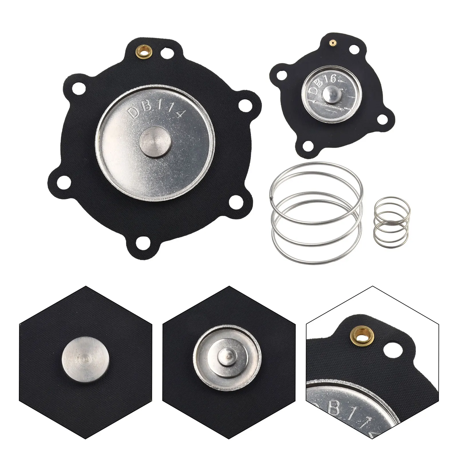 

For MECAIR Valves DB114 DB16 Diaphragm Repair Kit DB114 1-12 Inch Complete Pulse Valve Repair Solution Control