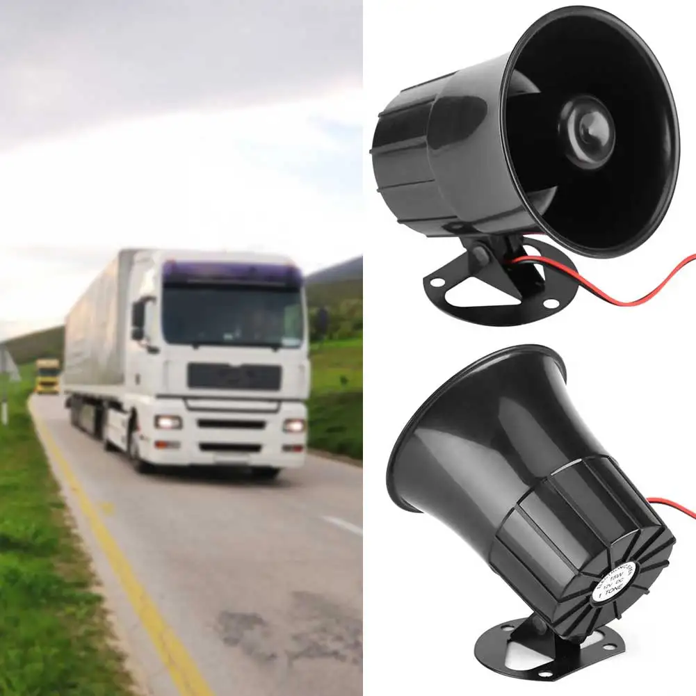DC12V 15W Wired Alarm Loudly Sound Horns Indoor/Outdoor Securitys System Alarm For Securitys Protection System