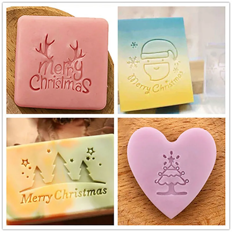 

Christmas English Alphabet Snowman Pine Seal, Handmade Soap, Acrylic Seal