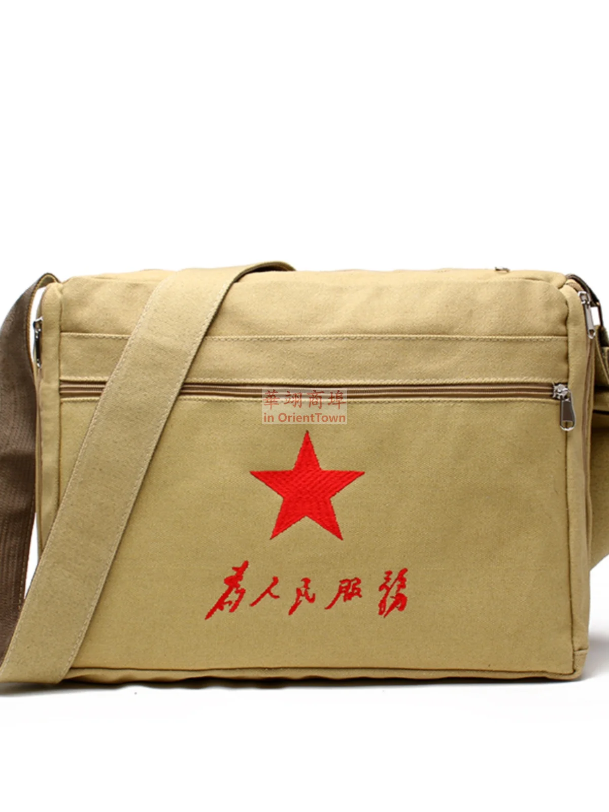 Imagem -06 - Canvas Oblíqua Bolsa Cruz para Homens Servindo as Pessoas Tide Shoulder Bolsa Old Fashion Kit Cinco Estrelas Bolsa do Presidente