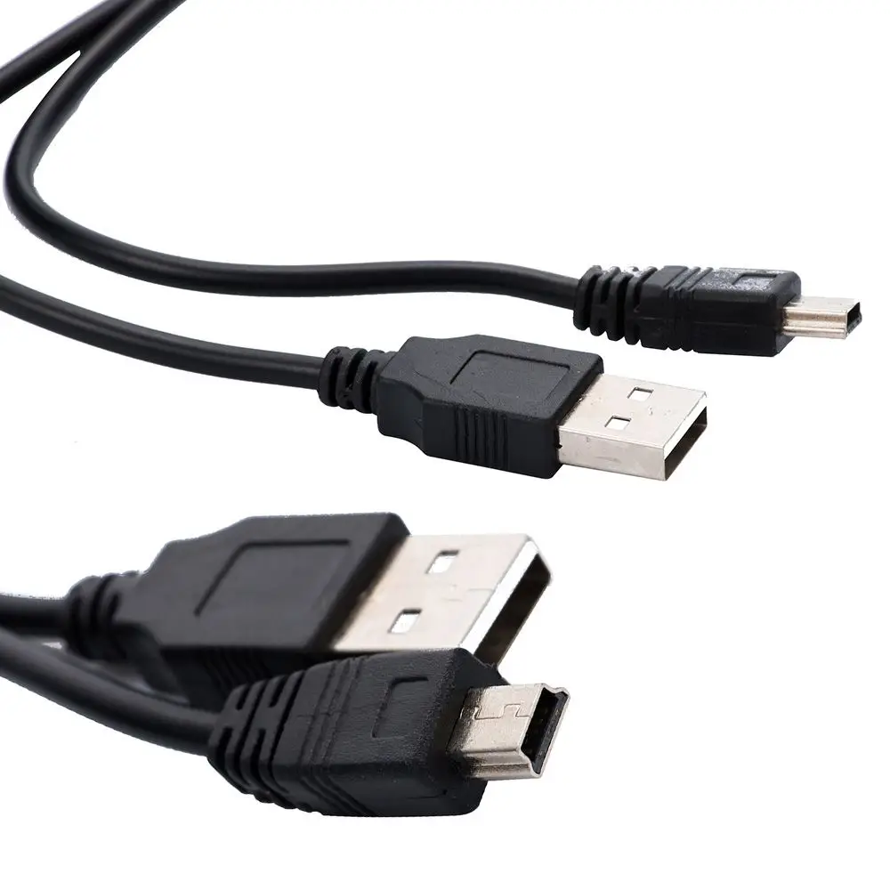 Kable danych USB 2.0 do MINI 5Pin męska wtyczka miedziane przewód ładujący głośniki PSP kamerka do laptopa akcesoria do telefonu komórkowego