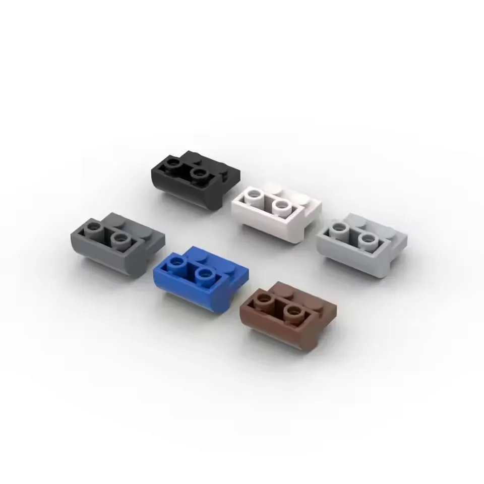 ตัวต่อโกบริกส์ GDS-90291 แผ่นลาดโค้ง 2x2 แบบกลับด้าน พร้อม 2 ปุ่มยึดแบบฝัง เข้ากันได้กับเลโก้ 1750 รุ่นเทคนิค