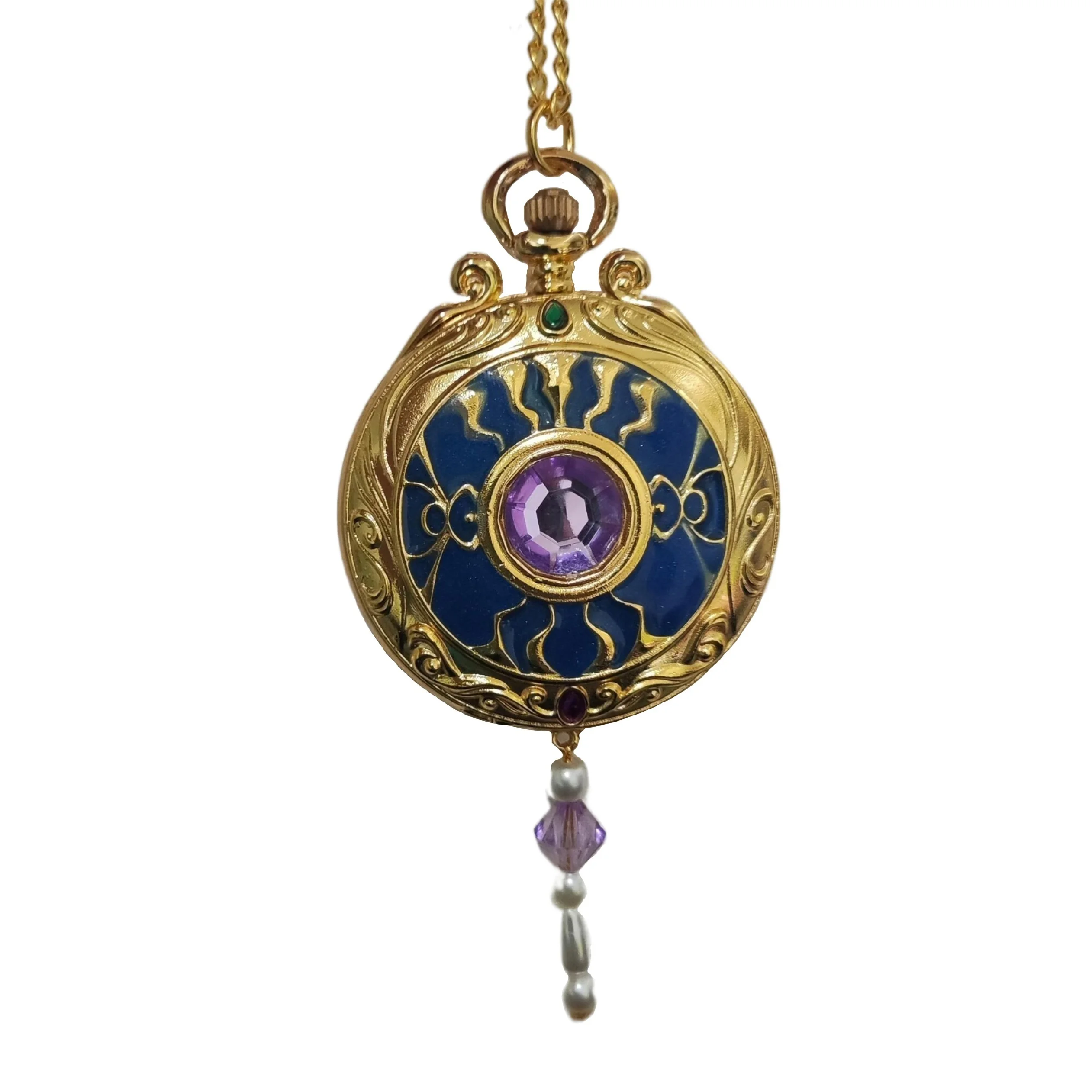 Exquisite Anime Pocket Watch Hanging Watch Women\'s Time Princess Pocket Watch Quartz Watch Cartoon Pocket Watch Pendant Jewelry