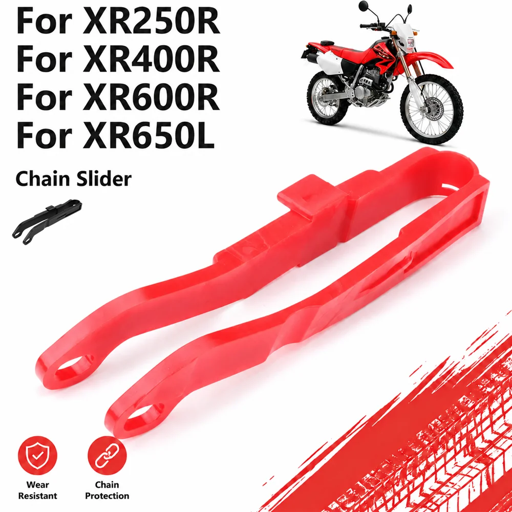 Motorcycle Plastic Guide Chain Glue Slider For HONDA XR XR250R 250  R XR400R 400 R XR600R 600 R XR650L 650 L 91 92 93 94 95-19