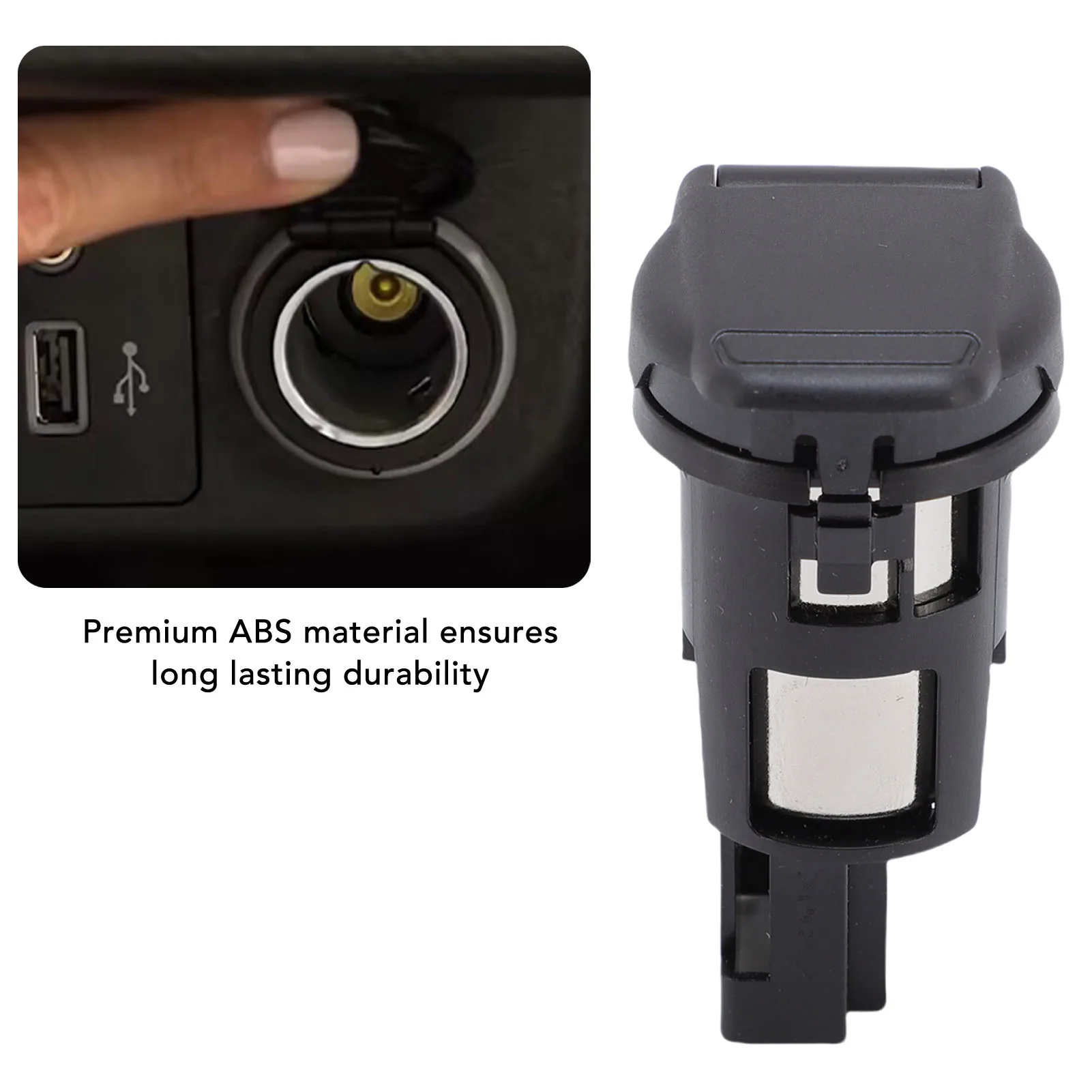 Power Socket Assembly Power Outlet Socket 25331-3SH0A 12V Power Socket Assembly Replacement for Rogue  Murano 2013-2024